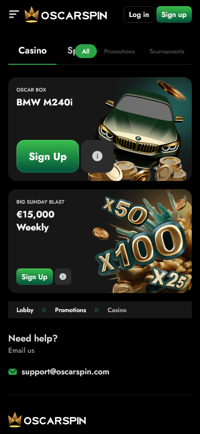 oscarspincasino-movil